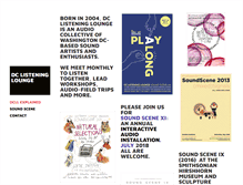 Tablet Screenshot of dclisteninglounge.org